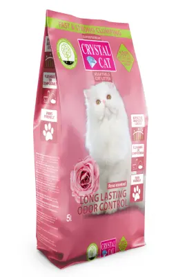 Crystal Cat Asternut Vegetal Tofu Trandafir 5 L