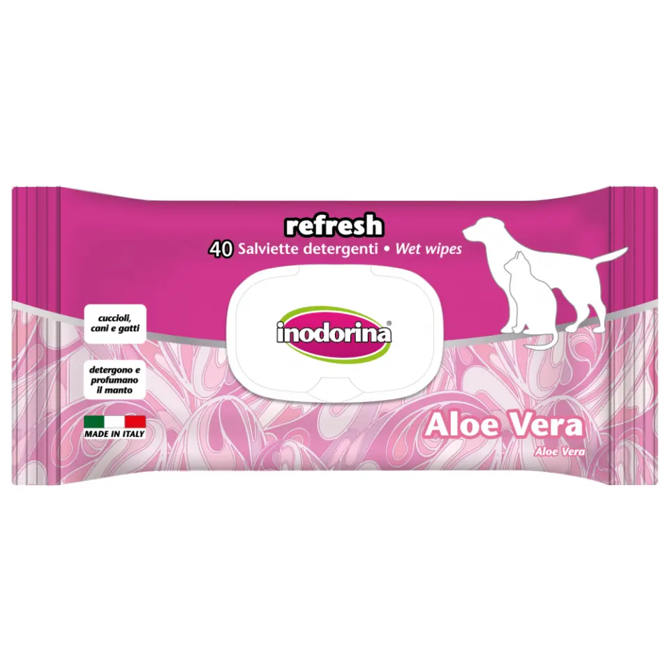 Servetele umede & Aloe vera Inodorina 40 buc