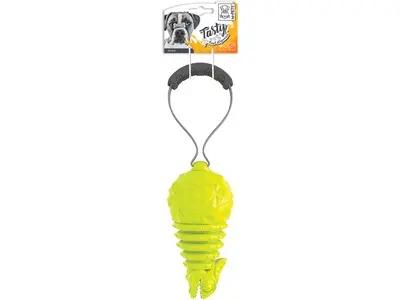 jucarie pentru caini cu dispenser de recomense DROGO M-PETS, verde ,18 x 8.5 x 8.5 cm