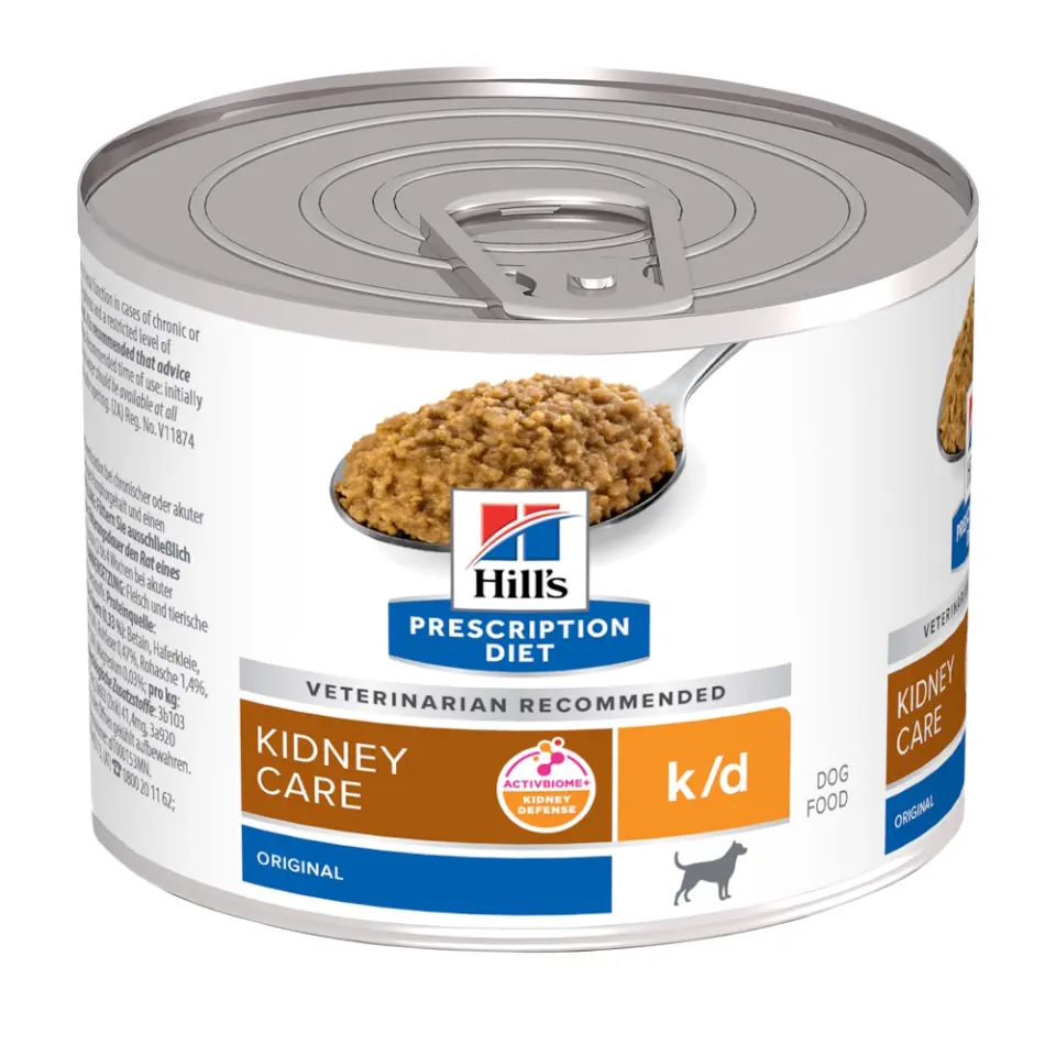Hrana pentru caini cu insuficienta renala Hill's Prescription Diet Kidney Care K/D, 180 g