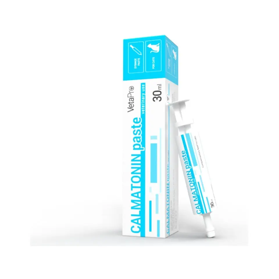Vetapro Calmatonin Paste, Seringa Ameliorarea Anxietatii la Pisici, 30 ml