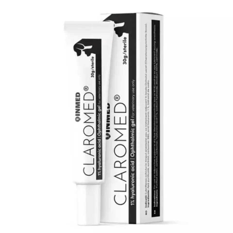 INMED Claromed, supliment oftalmic câini și pisici, gel INMED Claromed, XS-XL, supliment oftalmic câini și pisici, tub, 30g gel