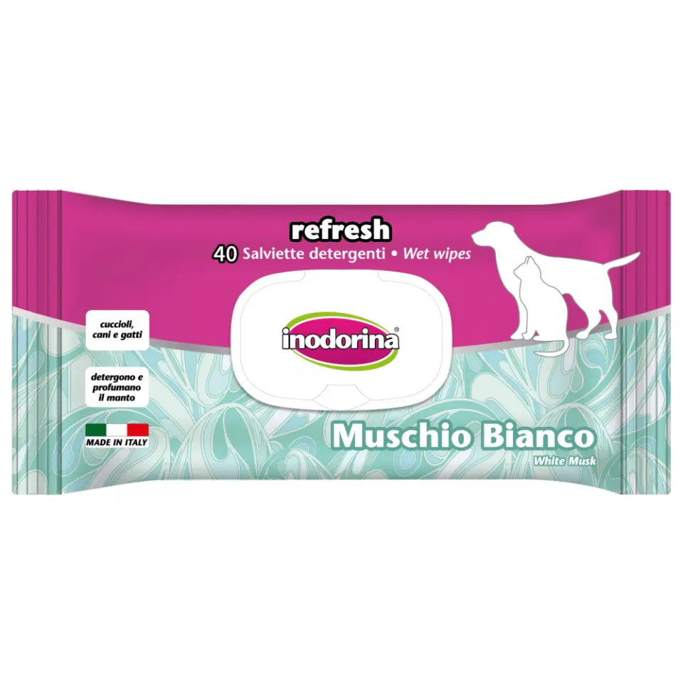 Servetele umede & Muschio Bianco Inodorina 40 buc