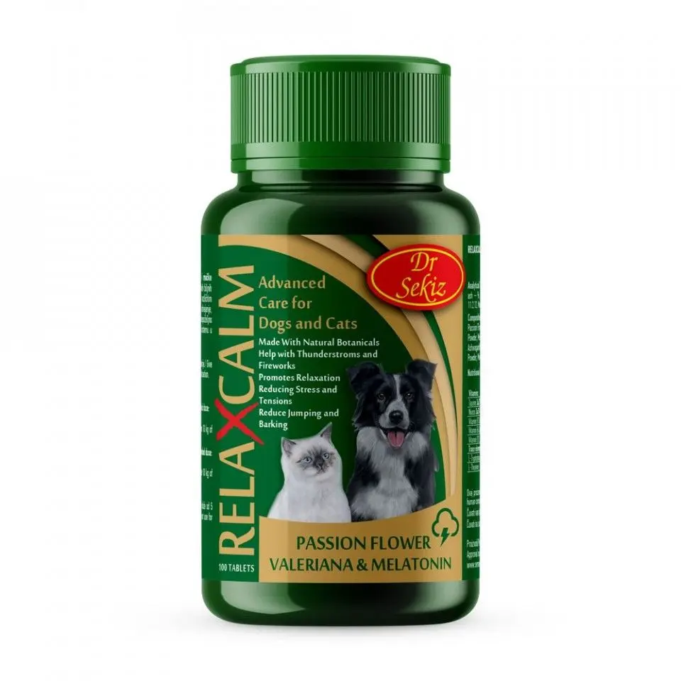 Supliment alimentar, Caini & Pisici, Relaxcalm, 100 tablete/ 100 g
