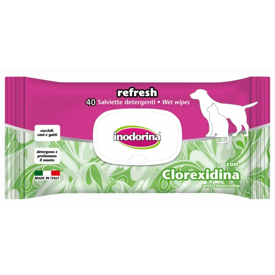 Servetele umede & Clorhexidina Inodorina 40 buc