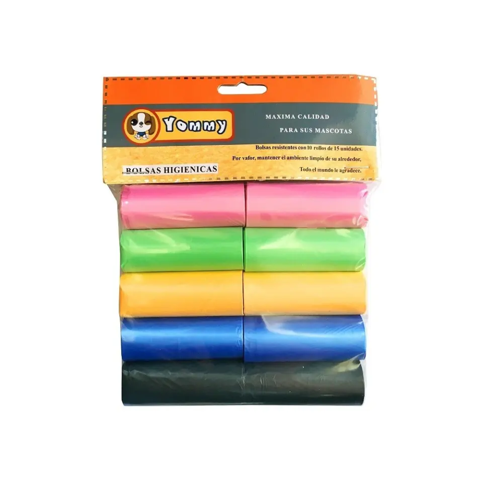 Saci igenici color Yommy 10 role/15 buc