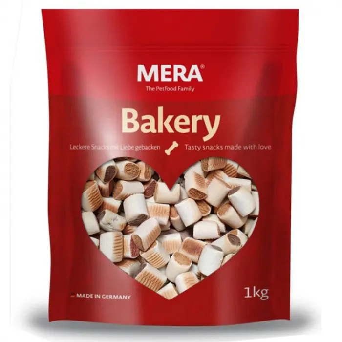 Recompense pentru caini Mera Rulouri cu pui, vita peste 1 kg