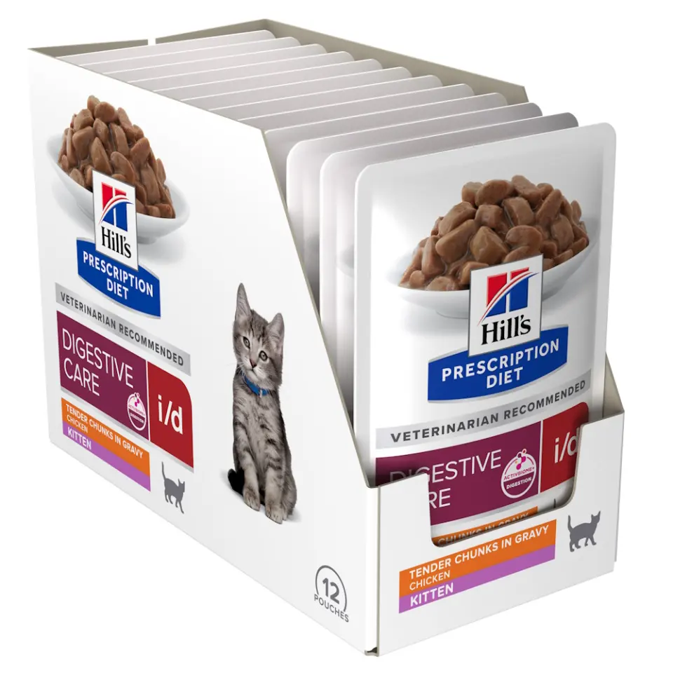 Hills PD FELINE KITTEN I/D CHK 12X85 G (PLICURI)