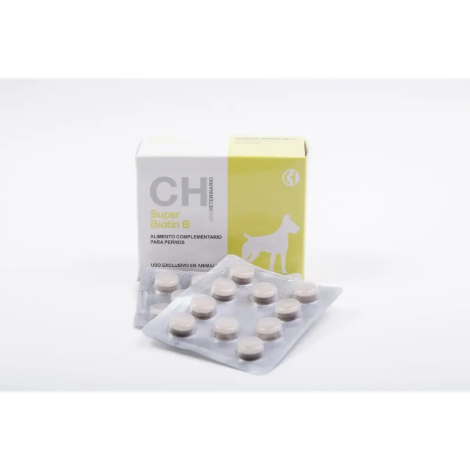 CHEMICAL IBERICA Super Biotin B, supliment piele & blană câini, comprimate
