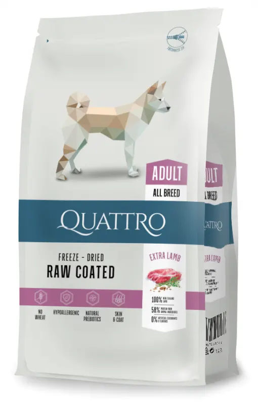 Quattro Dog Small Breed No Grain Adult Miel 1.5 KG