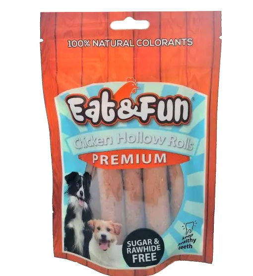 Eat&Fun Recompense Caini Chicken Hollow Rolls 110 g