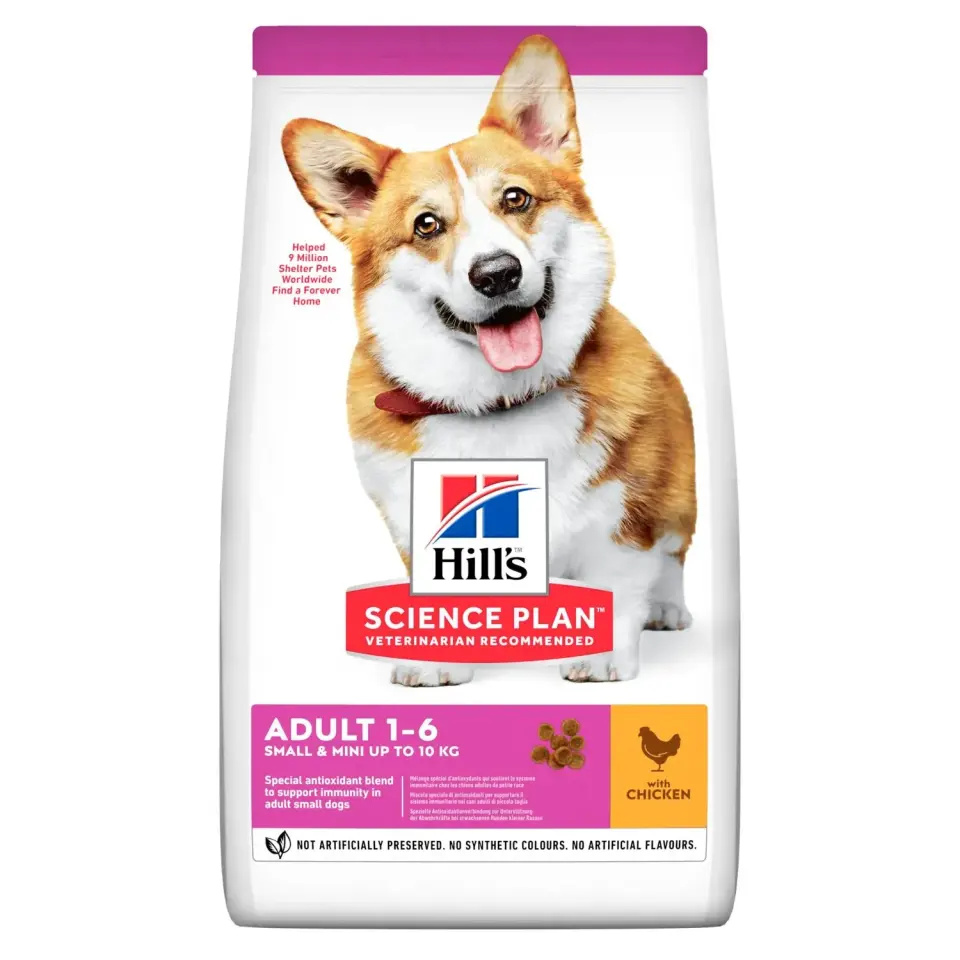 Hrana uscata pentru caini Hill s SP Small Mini Adult cu pui 6 kg