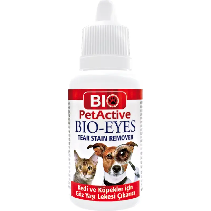 Bio PetActive Eyes soluție pentru pete de lacrimi: 50 ml, cu extract de Aloe Vera