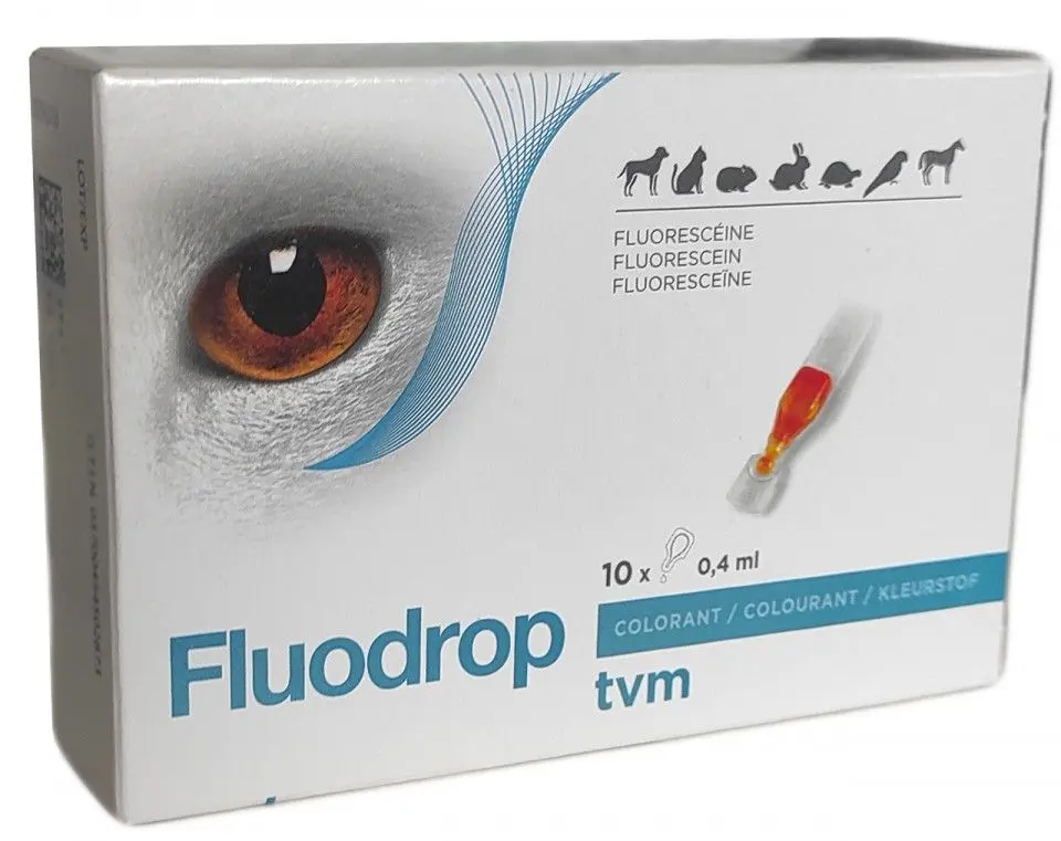 Fiole oculare, Fluodrop, 10x0.4 ml