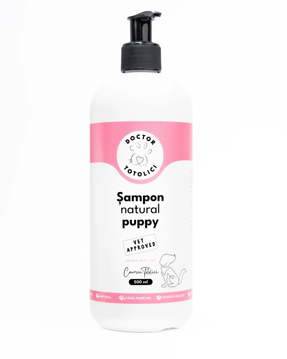 Sampon natural puppy Doctor Totolici, 500 ml
