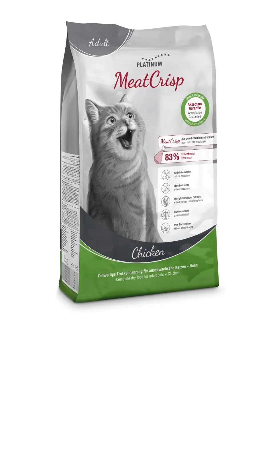 Hrana uscata pisici, PLATINUM Cat Adult cu Pui, 1.5 kg