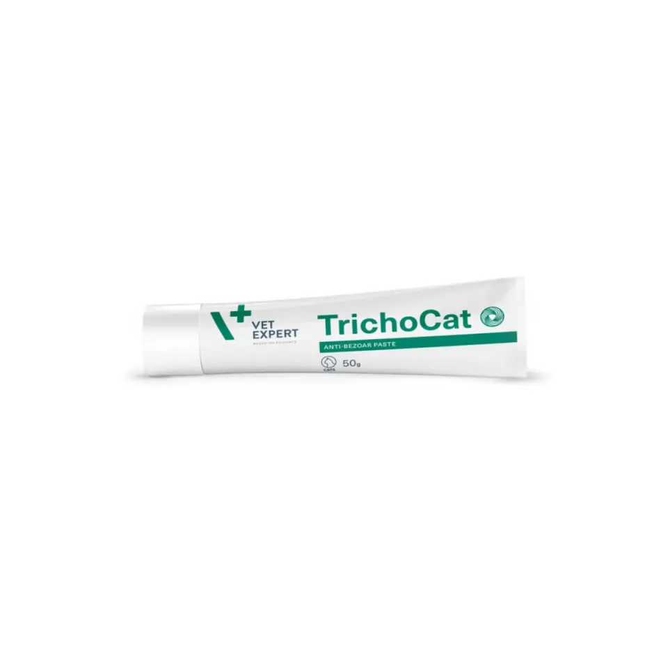 VET EXPERT TrichoCat Anti-Bezoar , supliment sistem digestiv, limitarea ghemurilor de blană pisici, pastă orală