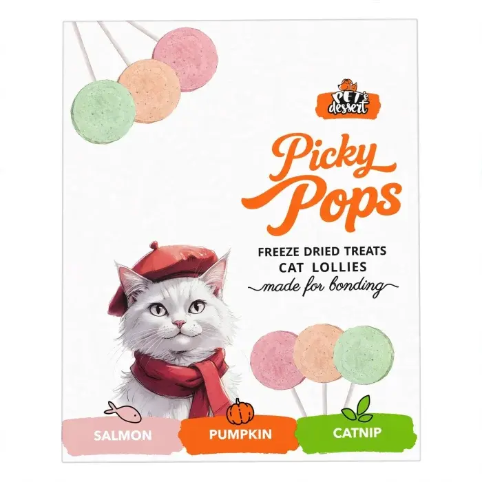 Recompense pentru pisici Pet, s Dessert Picky Pops Acadele 12 buc cutie