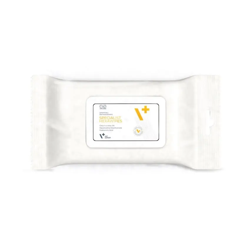VetExpert Specialist Hexawipes, 40 servetele