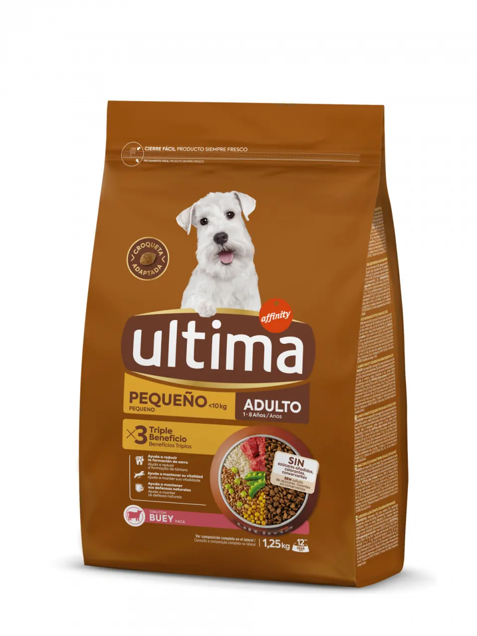 Hrana uscata caini, Ultima Dog, Mini Adult Vita,1.25 kg