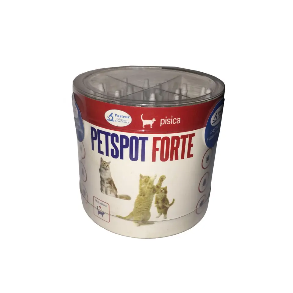 PASTEUR Pet Spot Forte P, deparazitare externă pisici, pipetă, 1.5ml x 1buc