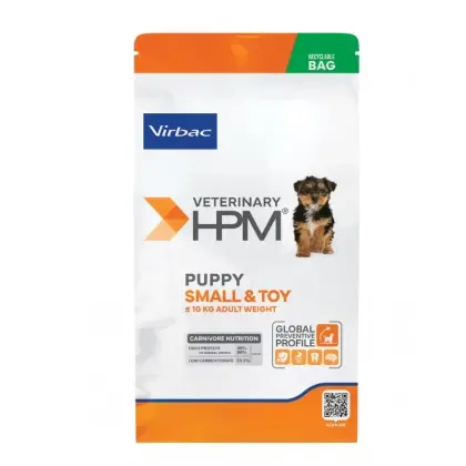 Hrana uscata pentru caini Virbac HPM Baby Small Toy 1,5 kg