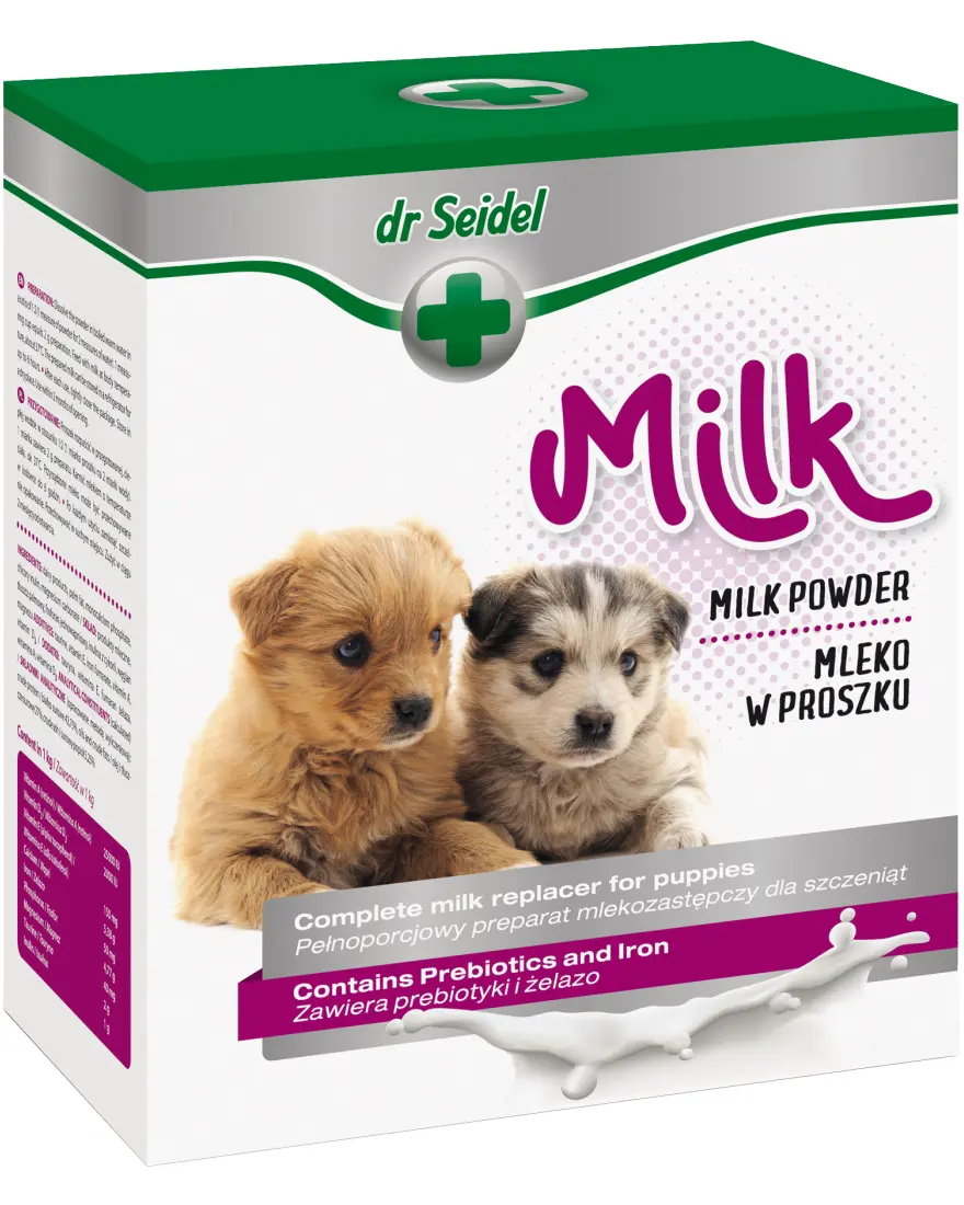 Lapte praf pentru caini Dr. Seidel, 300 g