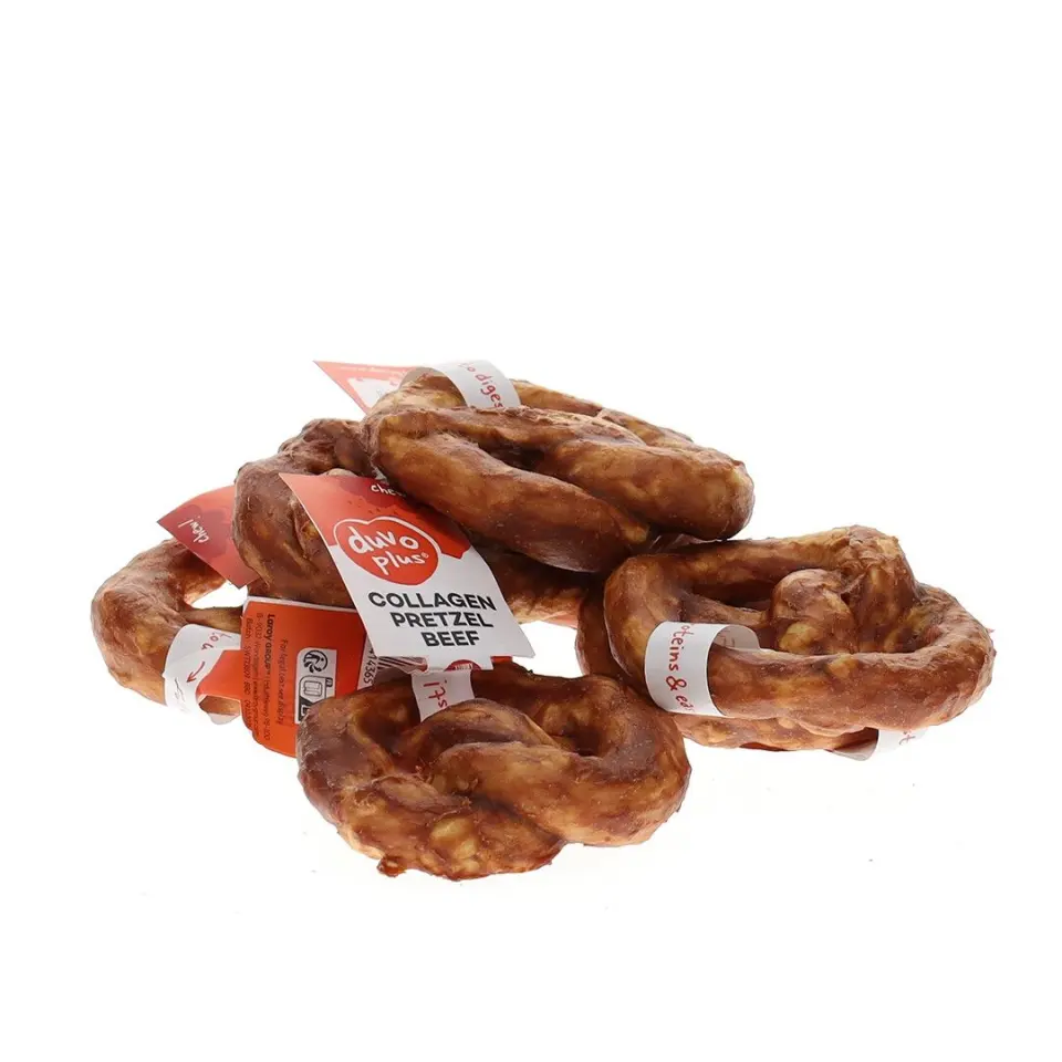 DuvoPlus Recompensa Caini, Covrig cu Colagen si Vita, 8.5 cm, 1 buc/ 50 g