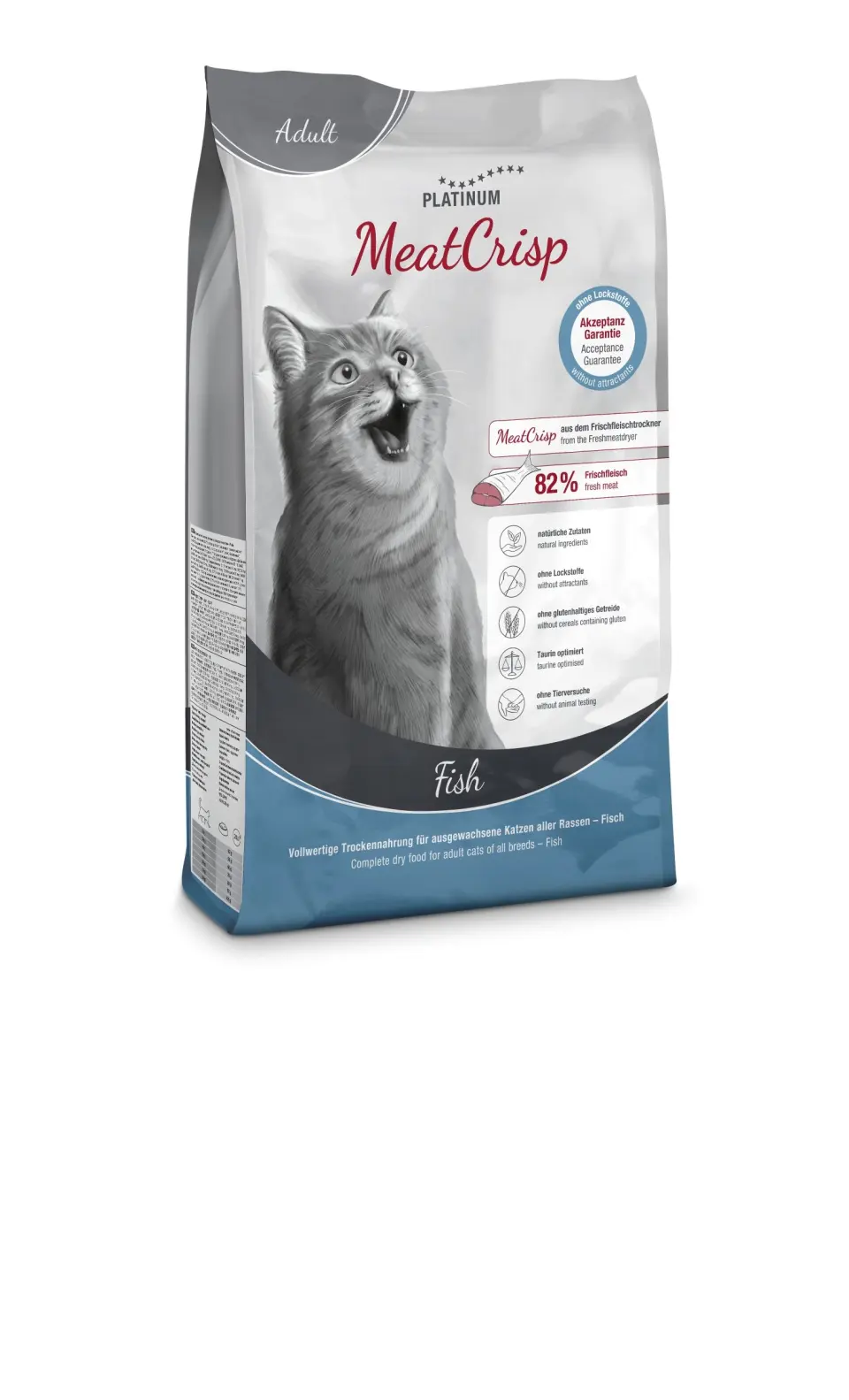 Hrana uscata pisici, PLATINUM Cat Adult cu Peste, 3 kg