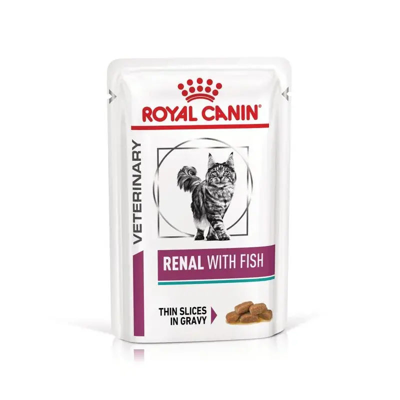 Hrana dietetica pentru pisici Royal Canin Renal Fish 85 g