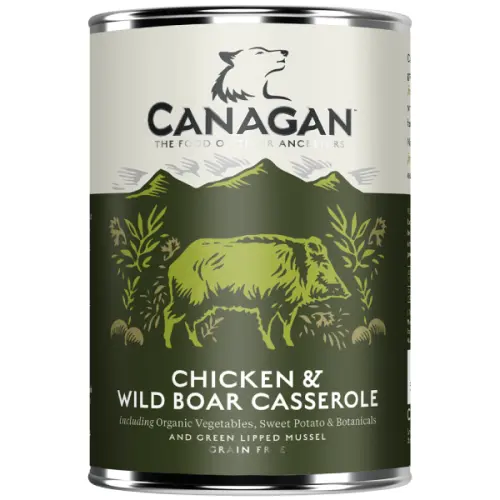 Hrana umeda pentru caini Canagan Dog Pui&Mistret 400g