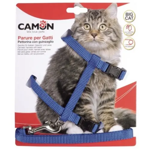 Set Ham cu Lesă pentru pisici Camon 13mm/120cm
