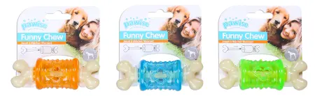 Pawise Funny Chew Jucarie de Ros pentru Caini S 10,5 cm