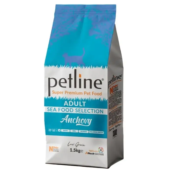 Hrana uscata pisici, Petline Anchovy Adult, Hamsie, 1.5 kg