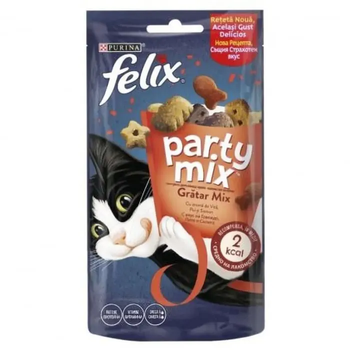 Recompense pentru pisici Felix Party Mix Grill 60 gr