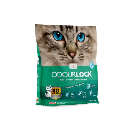 Nisip pentru litiera Intersand Odourlock Calming Breeze 6kg