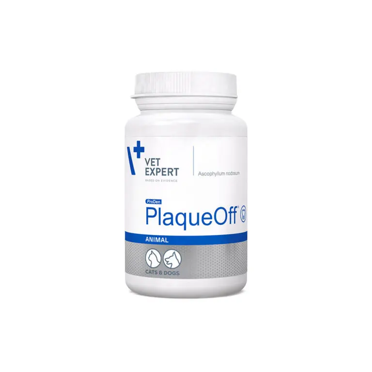 Supliment pentru caini si pisici cu afectiuni dentare Vet Expert Plaque Off, 40 g