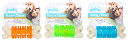 Pawise Funny Chew Ring Jucarie de Ros pentru Caini L 15 cm