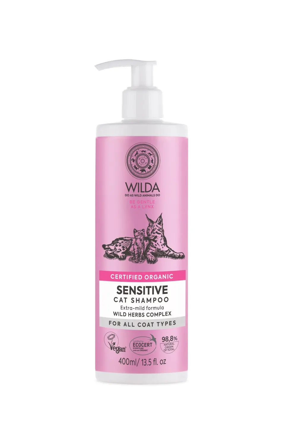 Sampon Wilda, Cat Sensitive, 400 ml