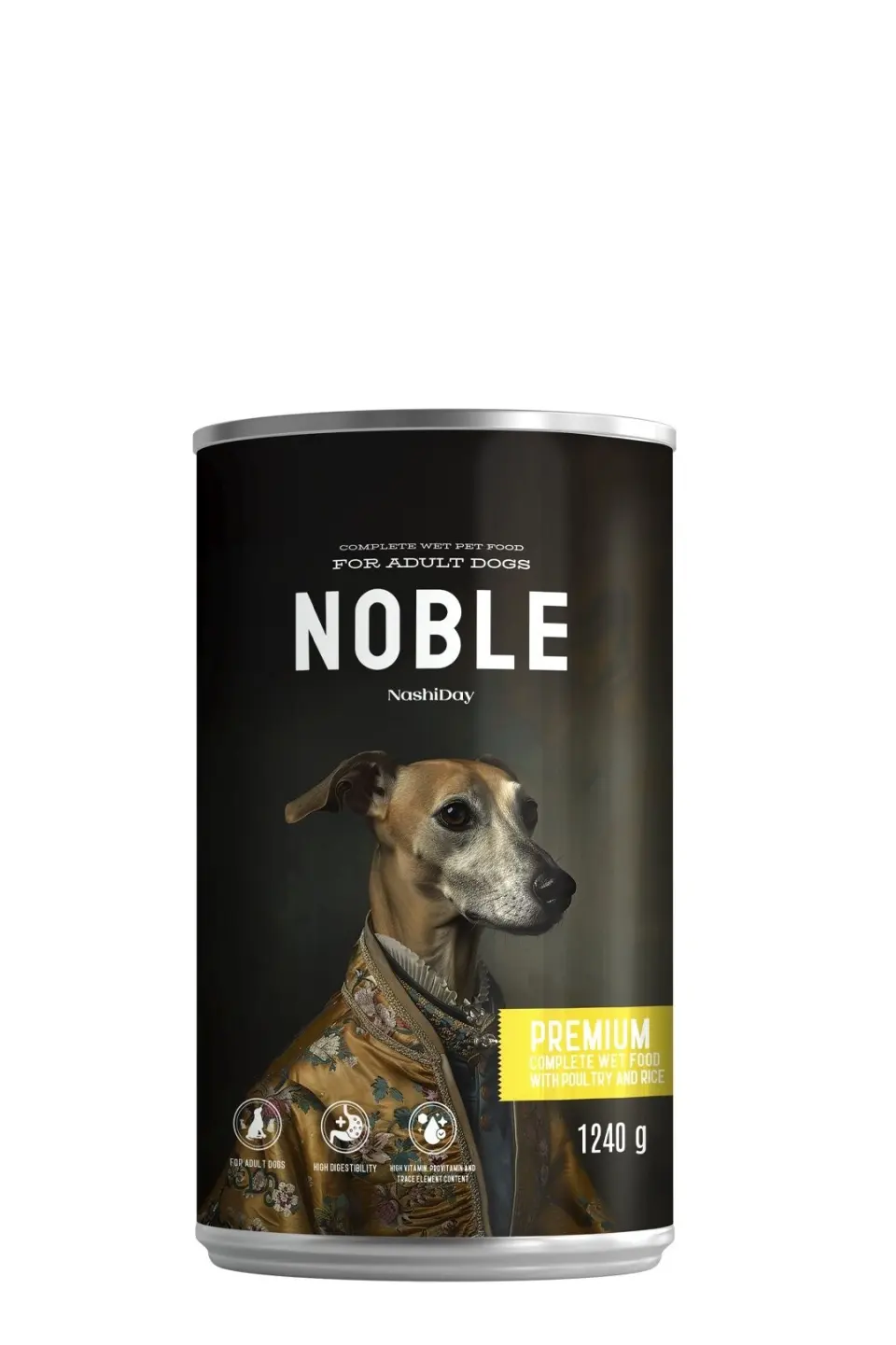 Hrana Umeda Caini, NashiDay Noble, Pui si Orez, 1240 g
