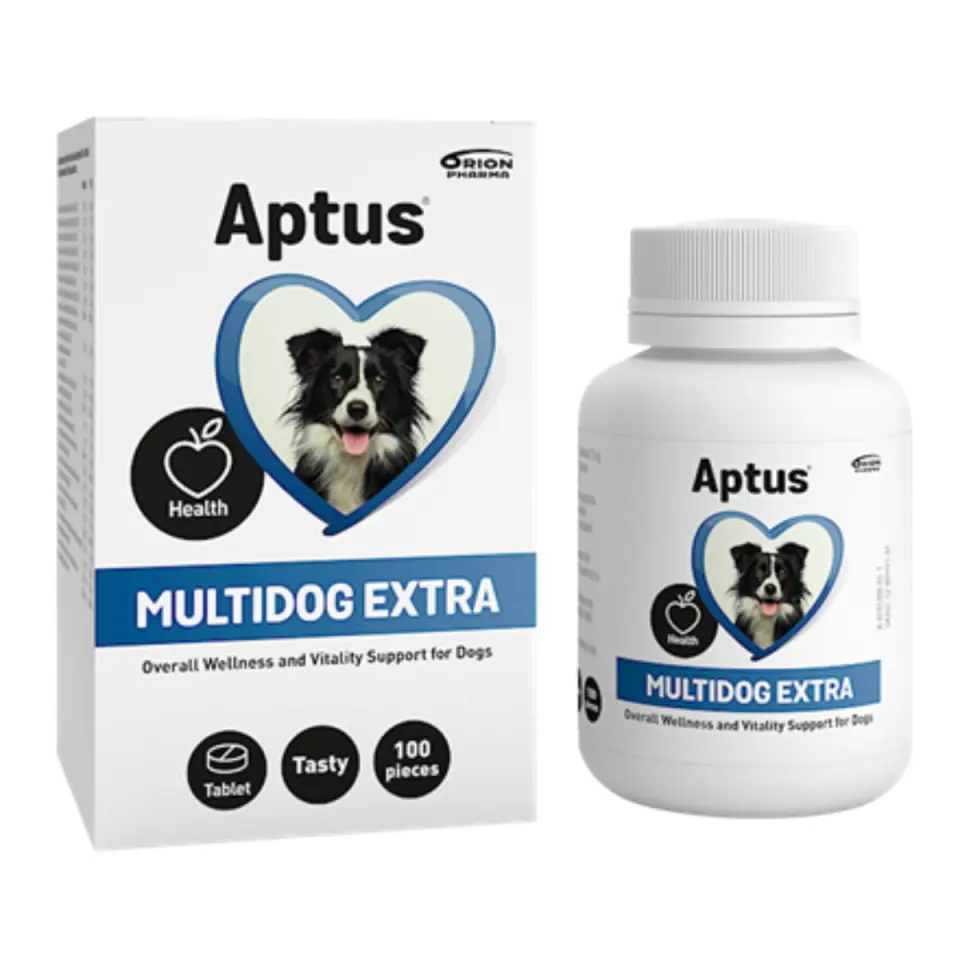 APTUS Multidog Extra Vet, multivitamine câini, comprimate