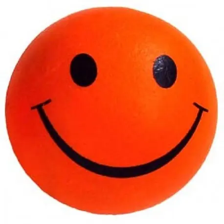 Jucarie Minge Emoji 5.7 cm Portocalie