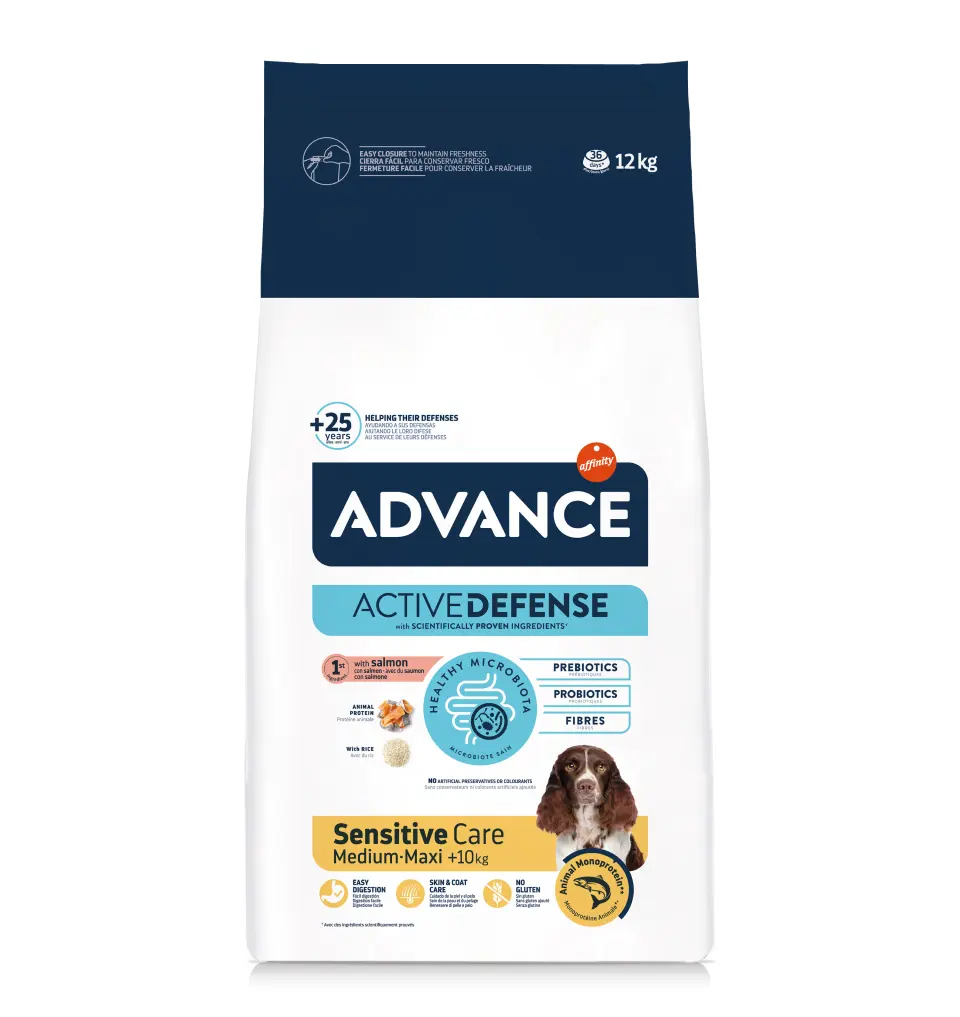 Advance Dog Sensitive Somon & Orez, 12 kg