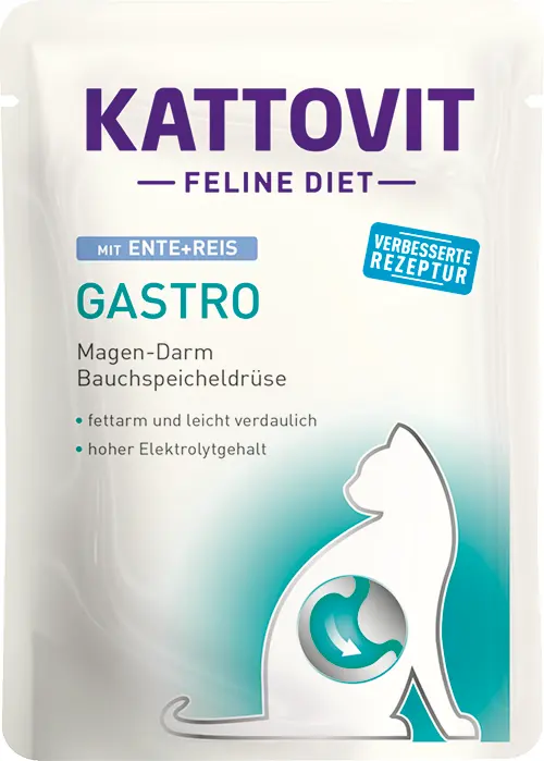 Plic Kattovit Gastro, Rata si Orez, 85 g
