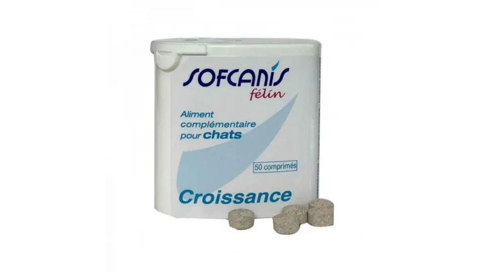 Supliment crestere pisici, Sofcanis Felin Croissance, 50 Comprimate