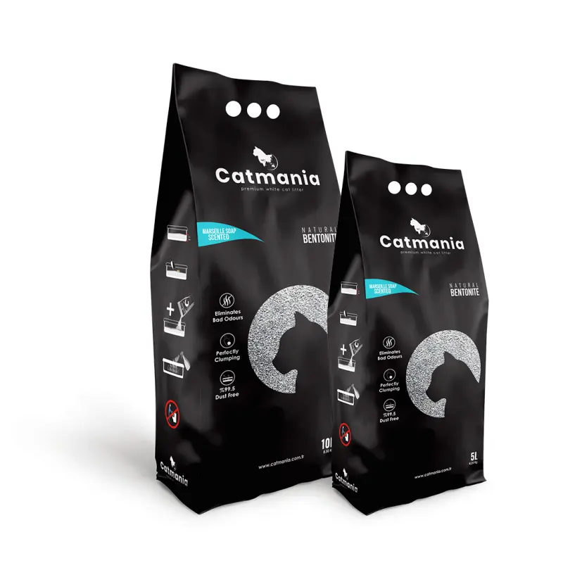 Nisip pentru Litiera Bentonita Catmania, Marseille Soap, 10 L / 8.5 kg