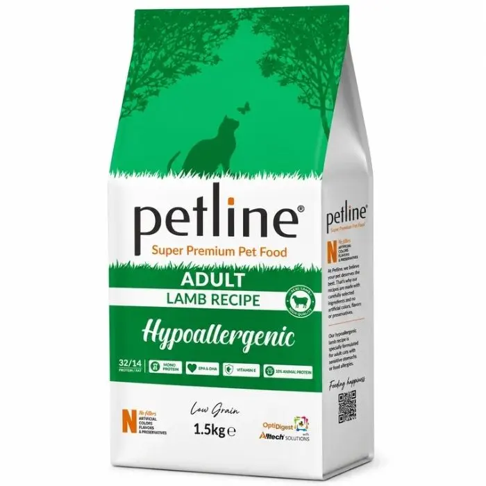 Hrana uscata pisici, Petline Hypoallergenic Adult, Miel, 1.5 kg