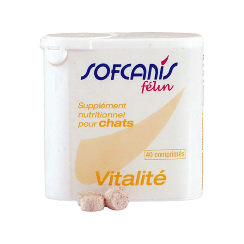 SOFCANIS Vitalite, supliment multivitamine pisici junior & adult, comprimate