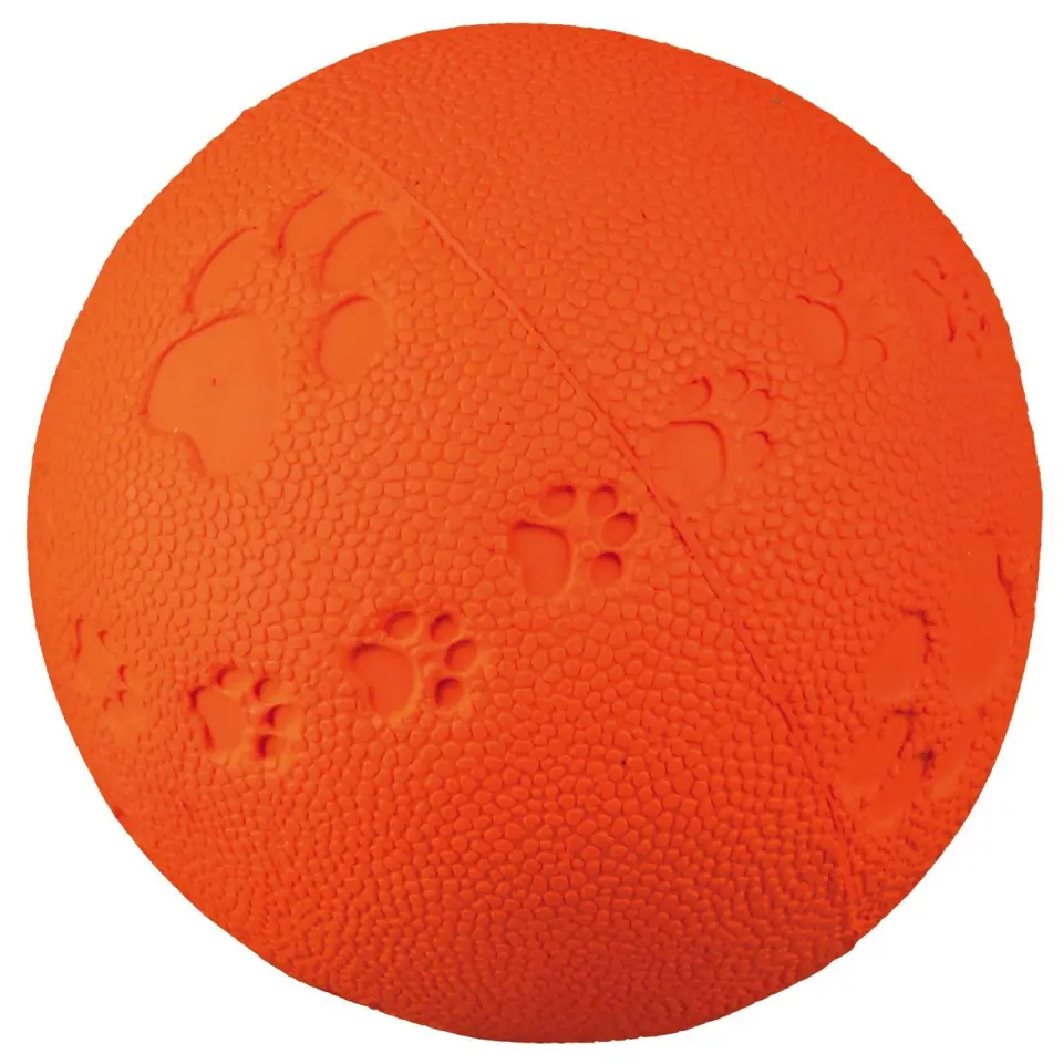 Jucarie Minge Cauciuc Natural 9 cm cu Sunet 34863