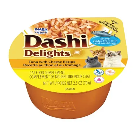 Ciao Dashi Delights pentru pisici cu Ton si Branza